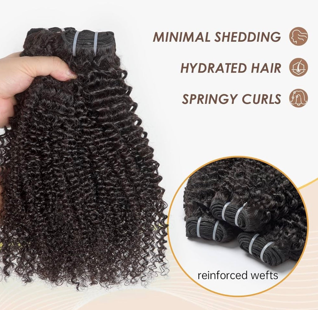 Kinky Curly 100% Human Hair Bundle