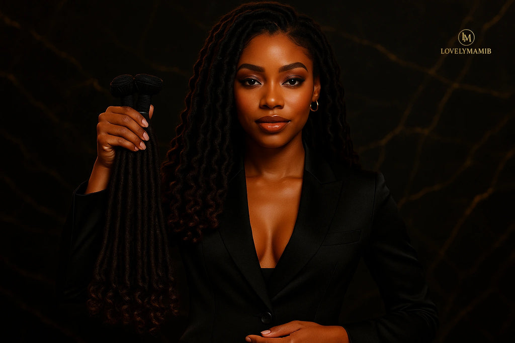 Kinky Curly Permanent Loc Extensions