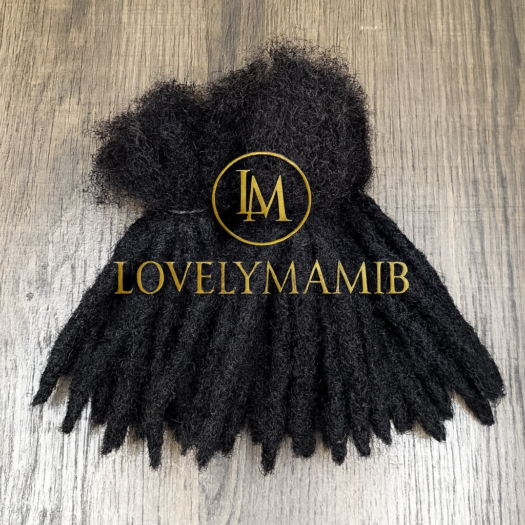0.4cm 60 stands traditional human hair loc extensions 4 inches
