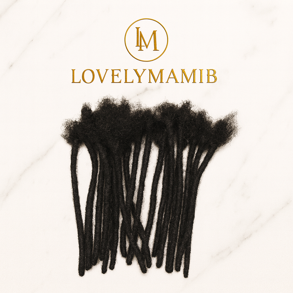 0.4cm 60 stands traditional human hair loc extensions 10 Inches