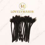 0.4cm 60 stands traditional human hair loc extensions 10 Inches